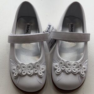 NWT Rachel Kids White Dress Shoes size 10